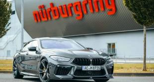 The BMW M8 Competition Gran Coupe gets scrutinized