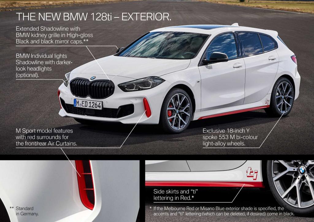 Highlights of the new BMW 128ti