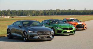 The BMW M8 Competition against Shelby GT500 and Polestar 1