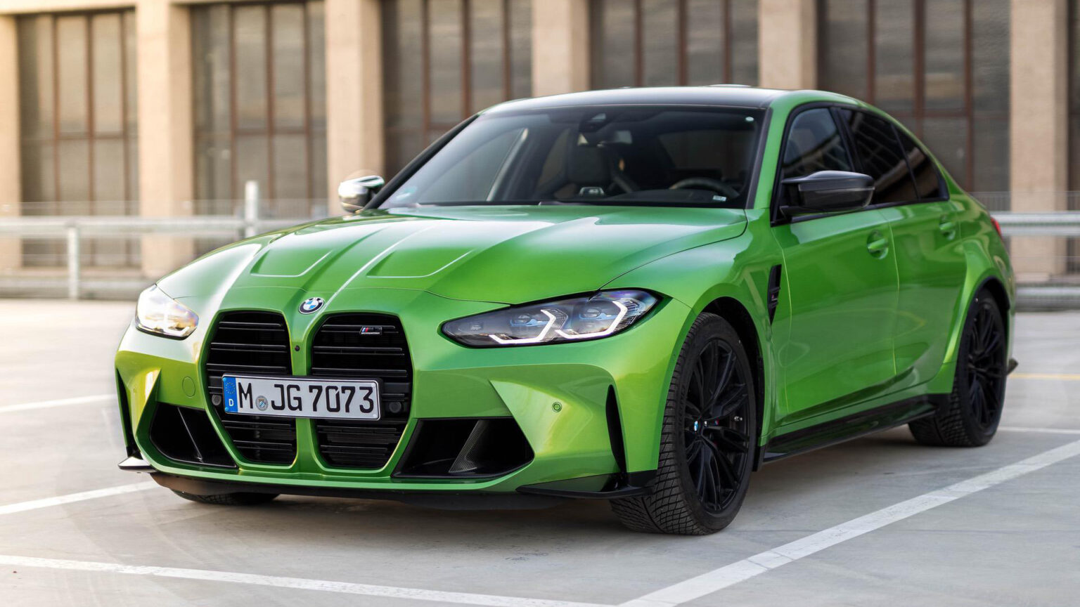 The New Java Green Metallic BMW M3 Sedan 2021 BMW 3 Series