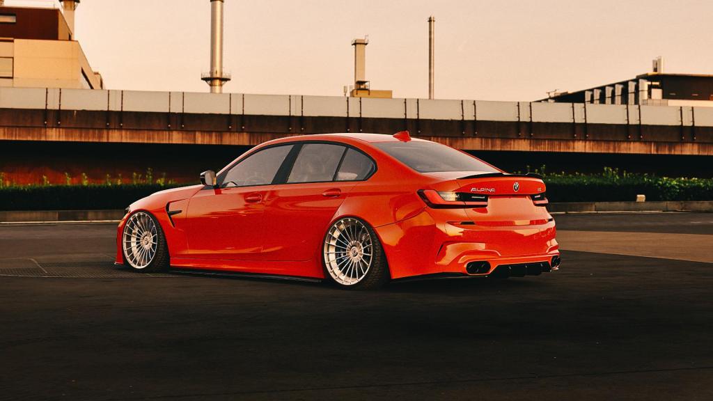 Check Out a More Aggressive ALPINA B3 Sedan in this Render-2