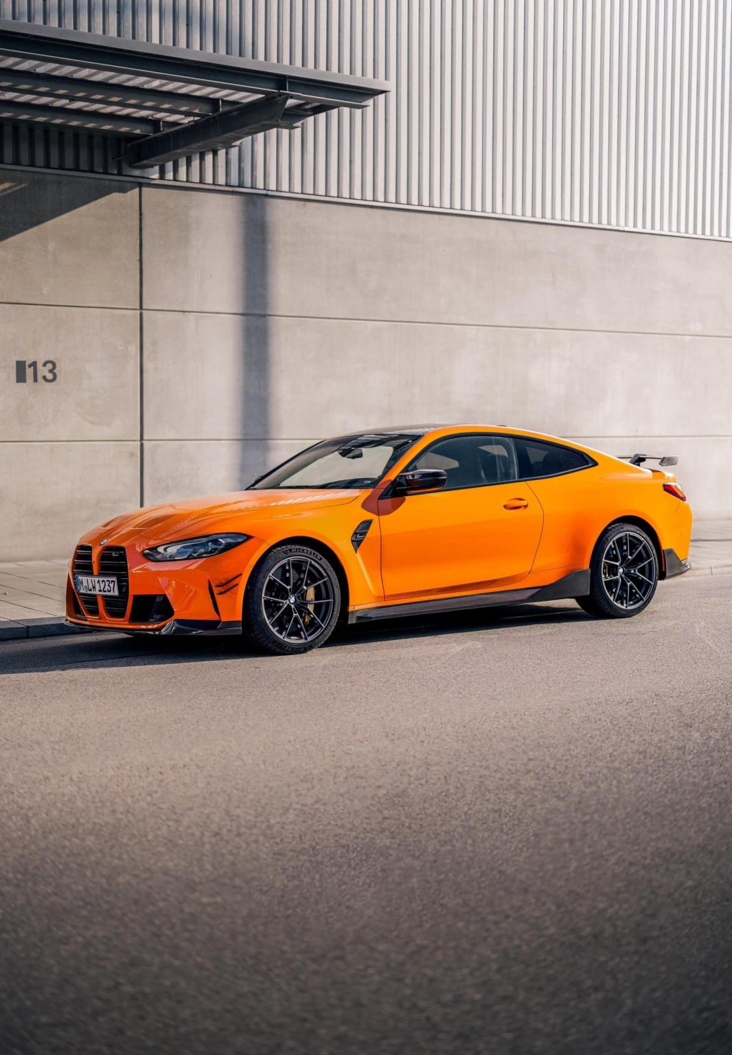 Fire orange bmw