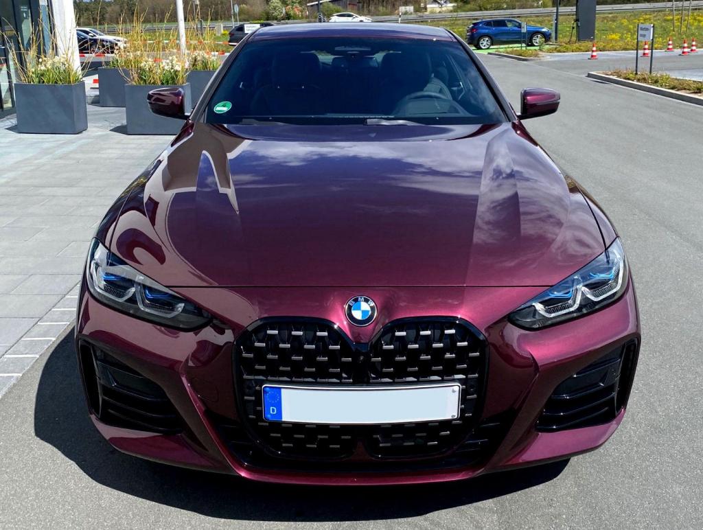 New BMW 4 Series Showcases in a Wild Berry Coating