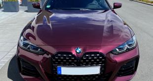 New BMW 4 Series Showcases in a Wild Berry Coating