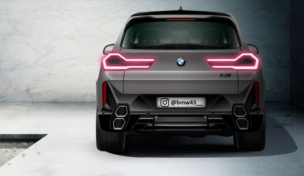 New Rear Framework Illustration for the BMW XM BMW.SG
