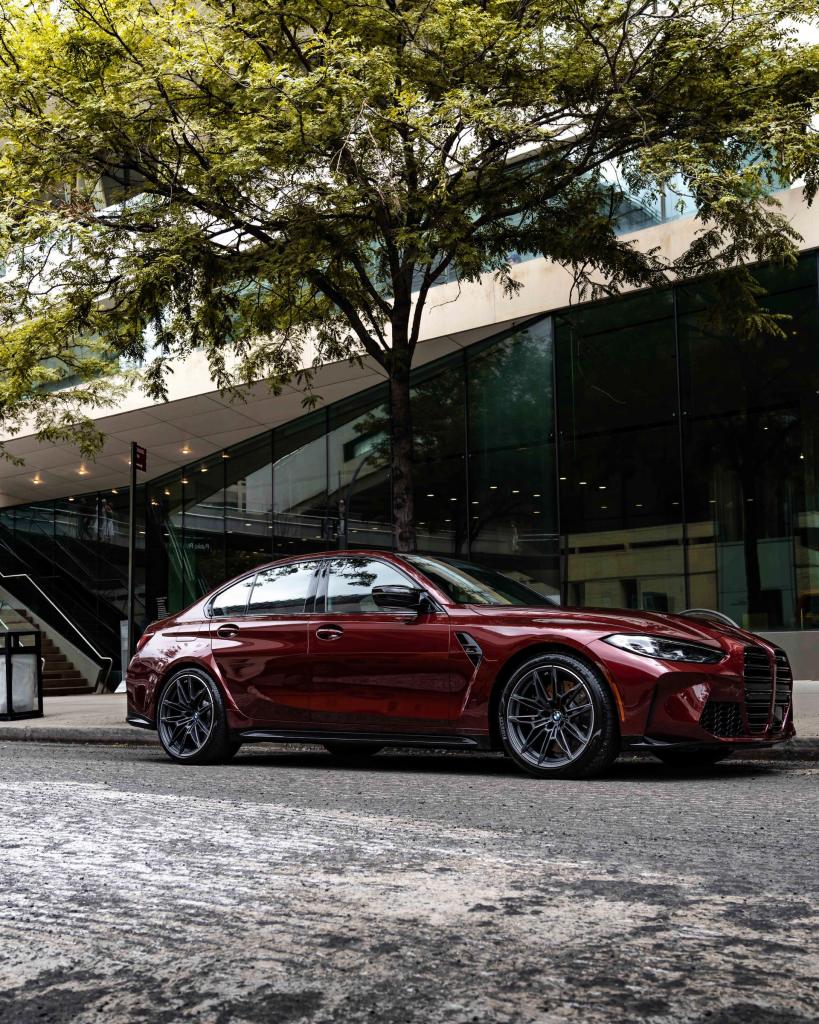See the G80 BMW M3 give a stunning look in Aventurine Red