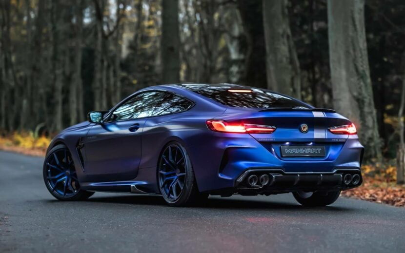 BMW M8 Competition by Manhart gets painted in matte blue
