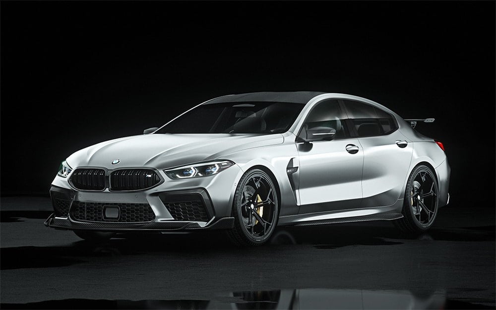 BMW M8 Gran Coupe Made Aggressive with Zacoe's Body Kit