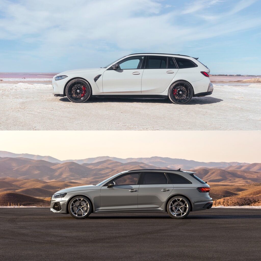 BMW M3 Touring Compared With Audi RS4 Avant - Photo Comparison