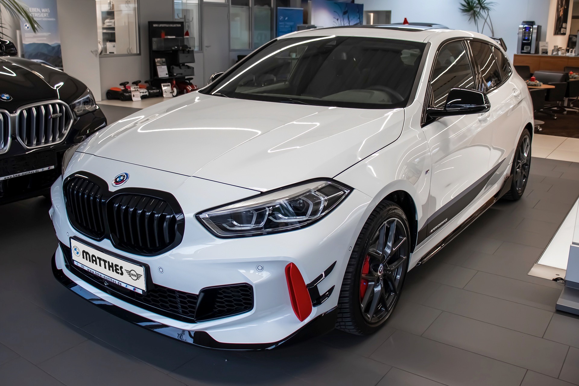 Bmw 128ti With M Performance Upgrades Spotted At Dealer Bmwsg